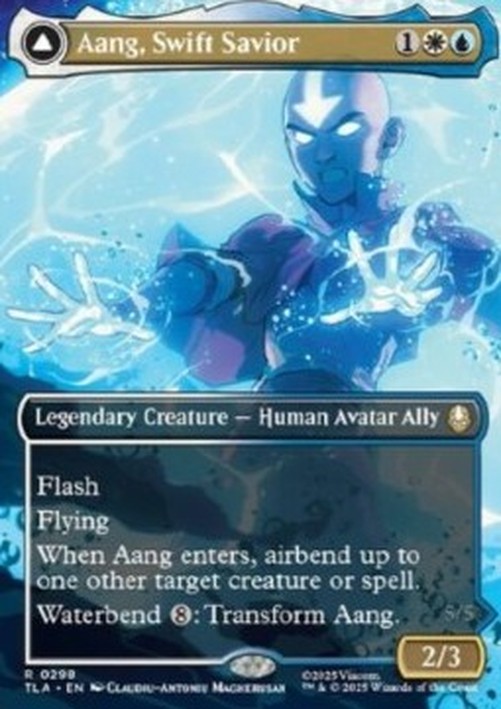 Magic: The Gathering Aang, Swift Savior // Aang and La, Ocean's Fury (V.1)