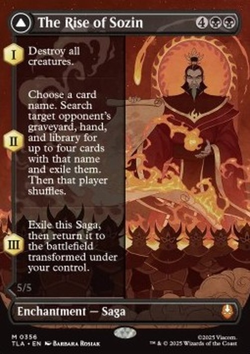 Magic: The Gathering The Rise of Sozin // Fire Lord Sozin