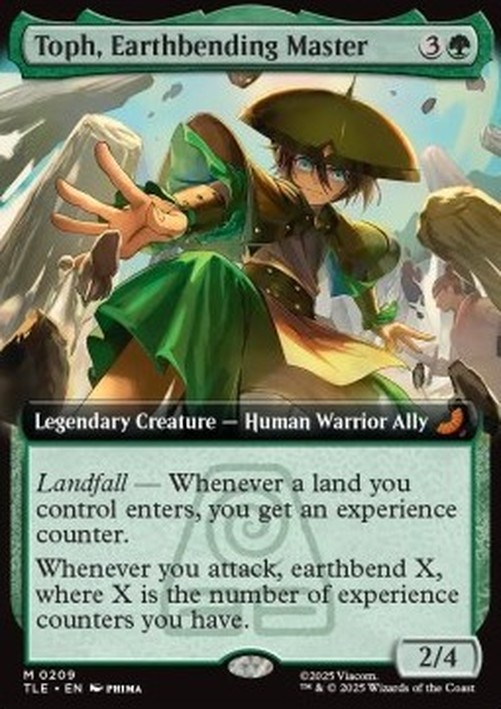Magic: The Gathering Toph, Earthbending Master (V.2)
