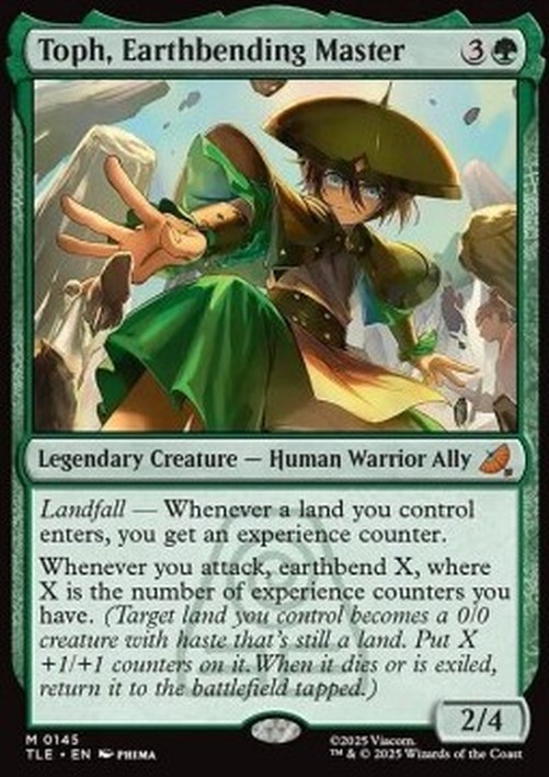 Magic: The Gathering Toph, Earthbending Master (V.1)
