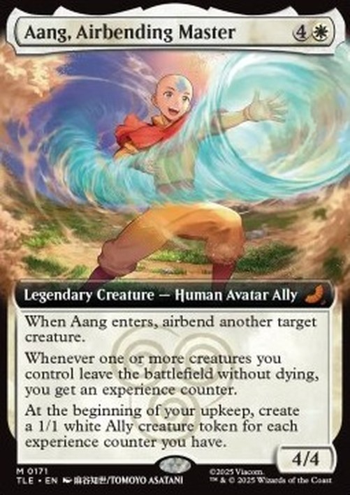 Magic: The Gathering Aang, Airbending Master (V.2)