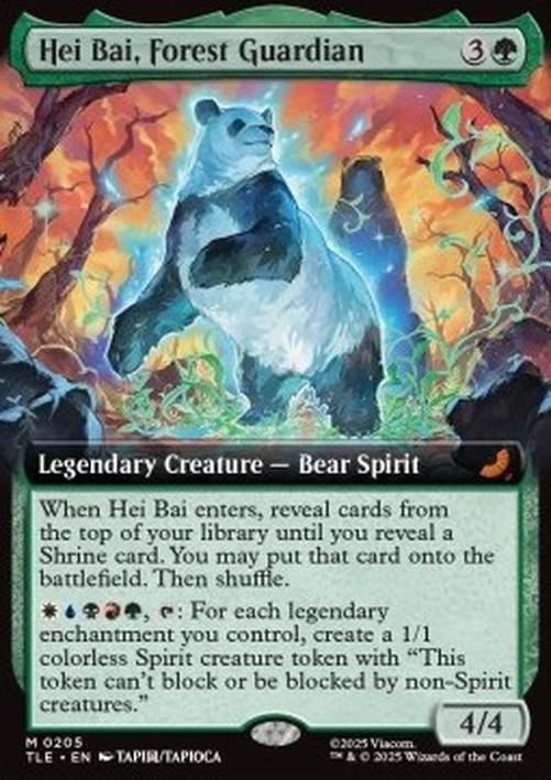 Magic: The Gathering Hei Bai, Forest Guardian (V.2)