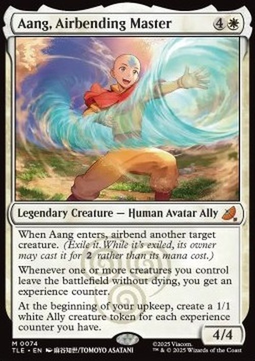 Magic: The Gathering Aang, Airbending Master (V.1)