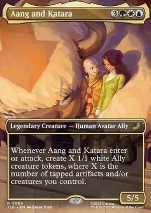 Magic: The Gathering Aang and Katara