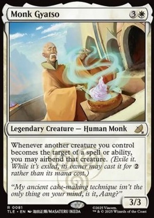 Magic: The Gathering Monk Gyatso (V.1)