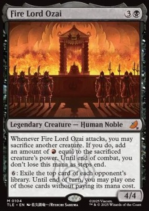 Magic: The Gathering Fire Lord Ozai (V.1)