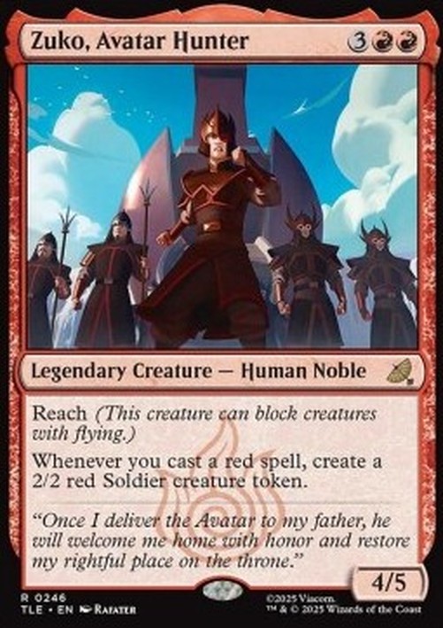 Magic: The Gathering Zuko, Avatar Hunter (V.1)