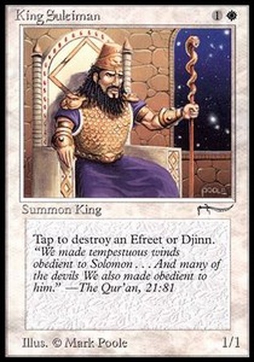 Magic: The Gathering King Suleiman