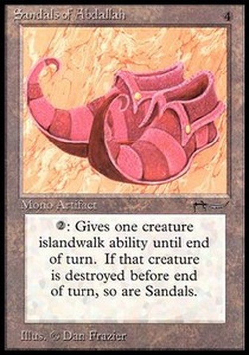 Magic: The Gathering Sandals of Abdallah