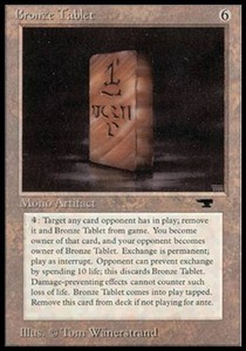 Magic: The Gathering Bronze Tablet