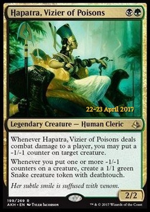 Magic: The Gathering Hapatra, Vizier of Poisons