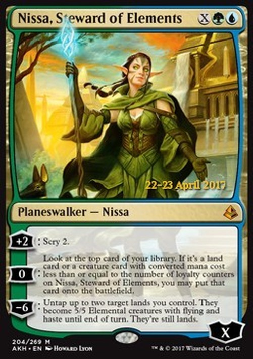 Magic: The Gathering Nissa, Steward of Elements