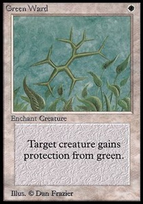 Magic: The Gathering Green Ward