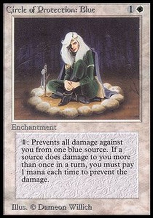 Magic: The Gathering Circle of Protection: Blue