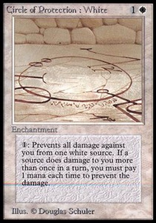 Magic: The Gathering Circle of Protection: White