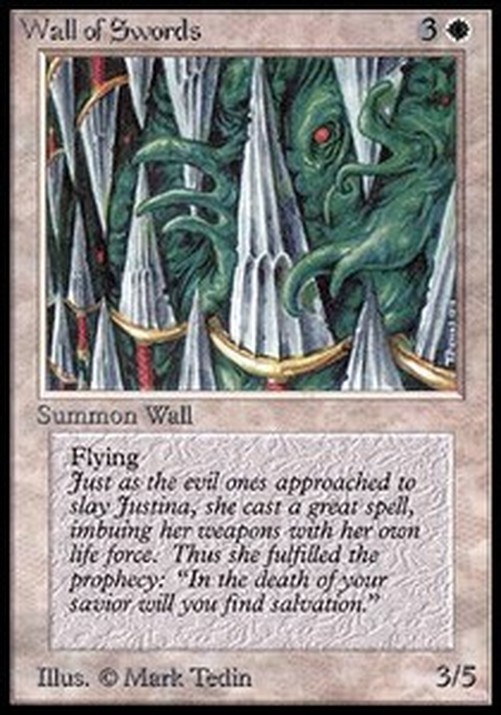 Magic: The Gathering Wall of Swords