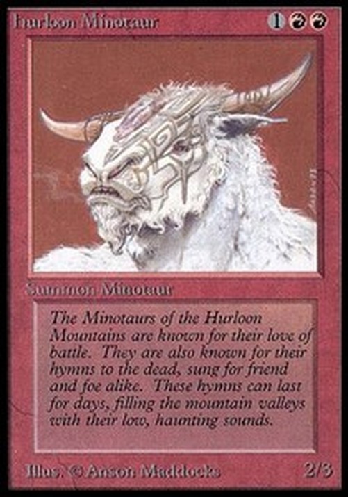 Magic: The Gathering Hurloon Minotaur