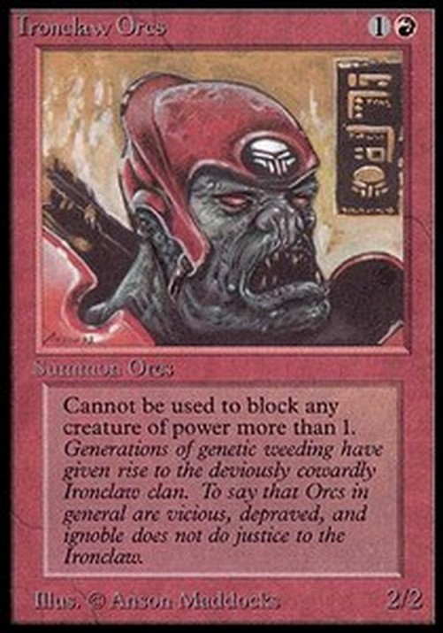 Magic: The Gathering Ironclaw Orcs
