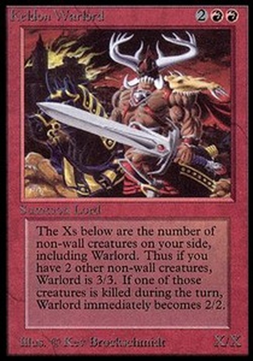 Magic: The Gathering Keldon Warlord