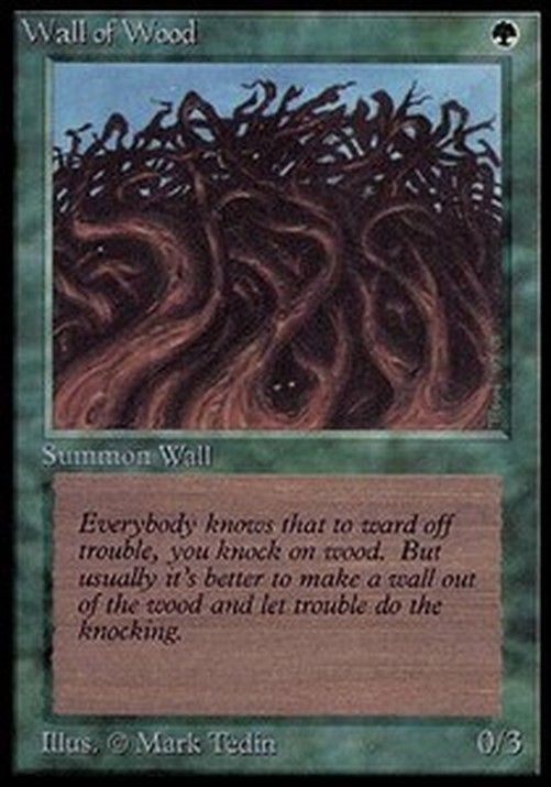 Magic: The Gathering Wall of Wood