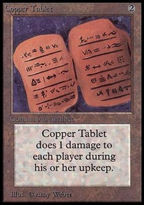 Magic: The Gathering Copper Tablet