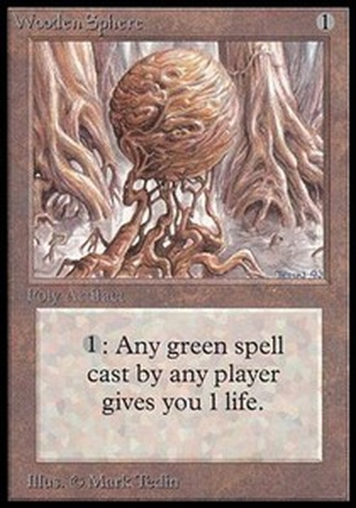 Magic: The Gathering Wooden Sphere