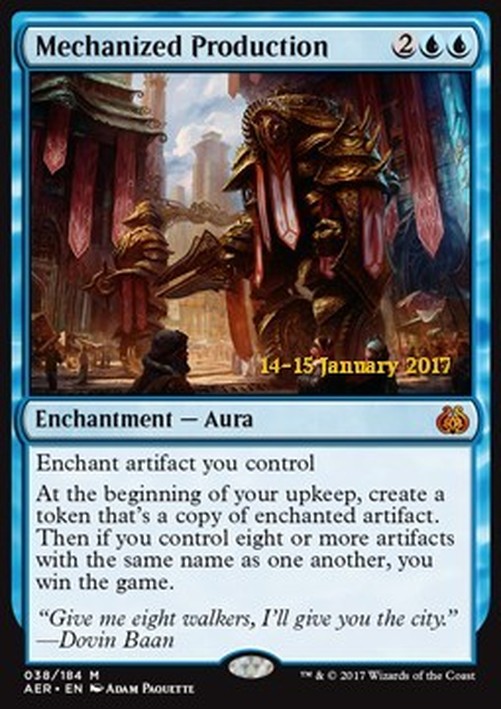 Magic: The Gathering Mechanized Production