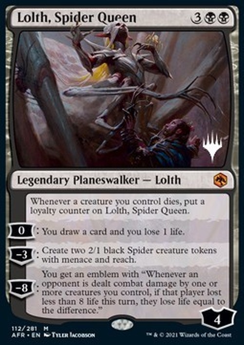 Magic: The Gathering Lolth, Spider Queen (V.2)