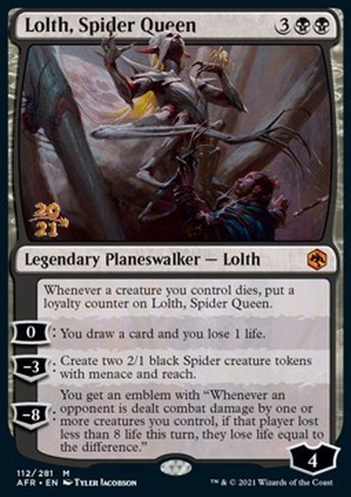 Magic: The Gathering Lolth, Spider Queen (V.1)