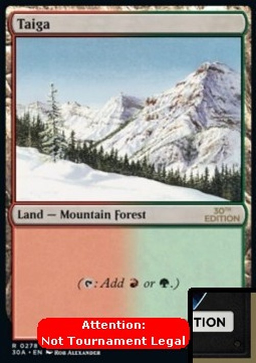 Magic: The Gathering Taiga (V.1)