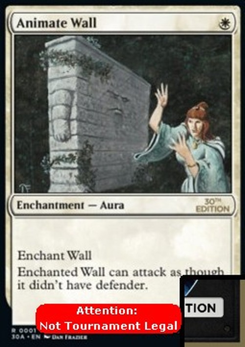 Magic: The Gathering Animate Wall (V.1)