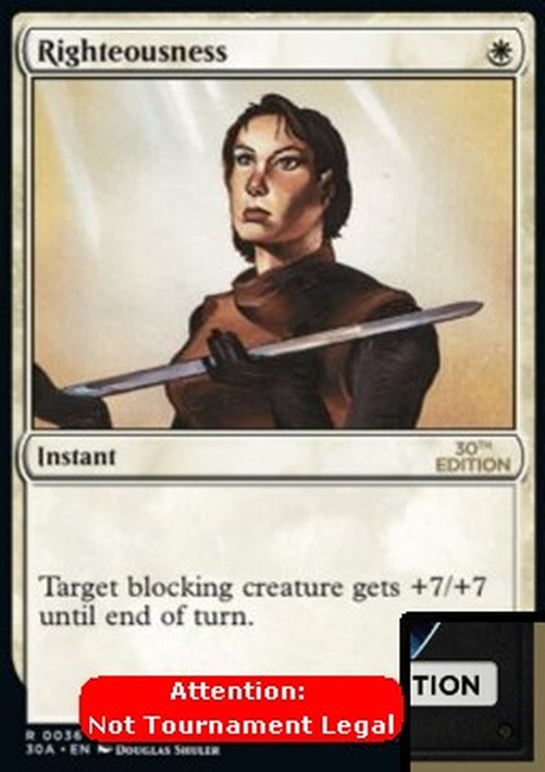 Magic: The Gathering Righteousness (V.1)