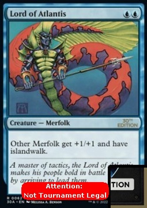 Magic: The Gathering Lord of Atlantis (V.1)