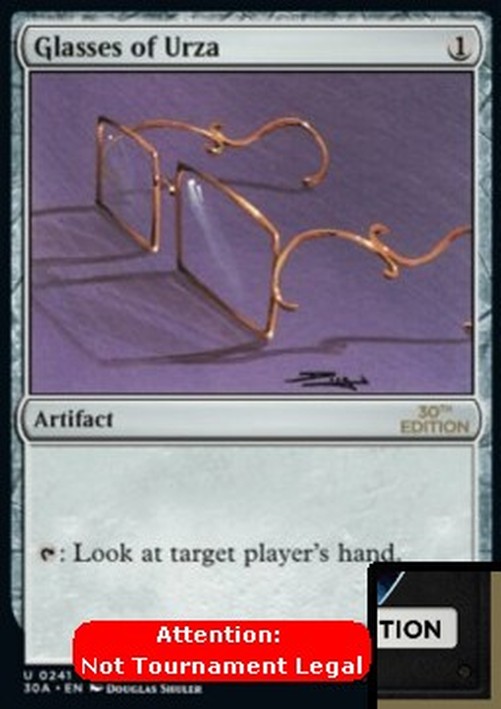 Magic: The Gathering Glasses of Urza (V.1)