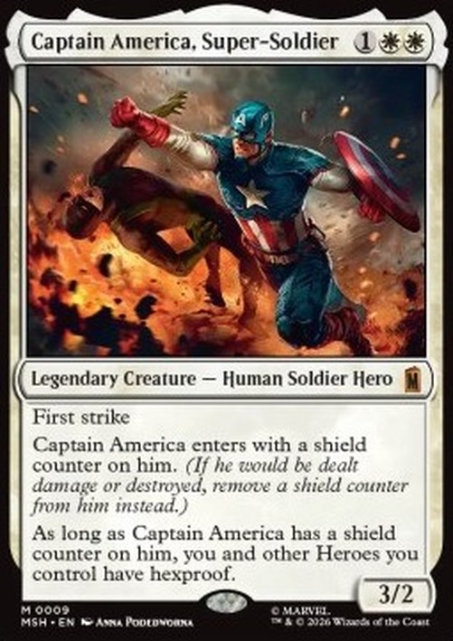Magic: The Gathering Captain America, Super-Soldier