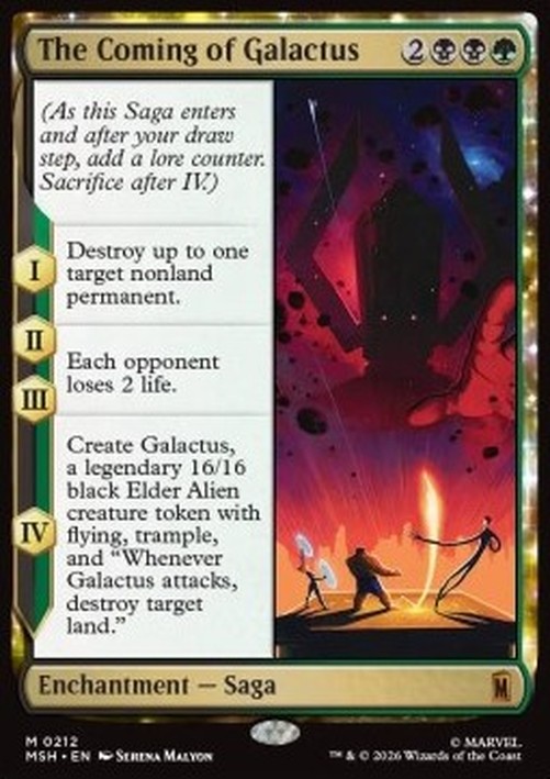 Magic: The Gathering The Coming of Galactus