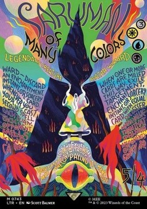 Magic: The Gathering Saruman of Many Colors (V.3)
