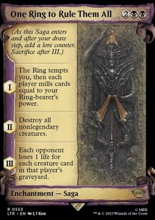Magic: The Gathering One Ring to Rule Them All (V.1)