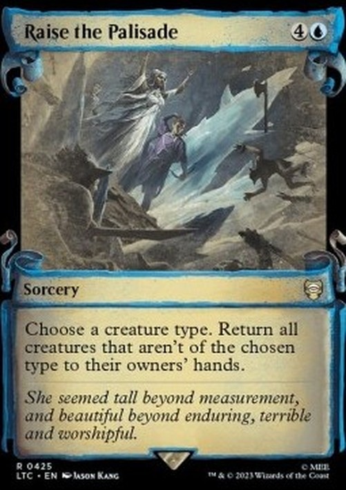 Magic: The Gathering Raise the Palisade (V.1)