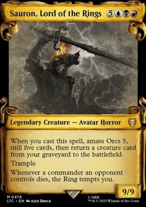 Magic: The Gathering Sauron, Lord of the Rings (V.1)