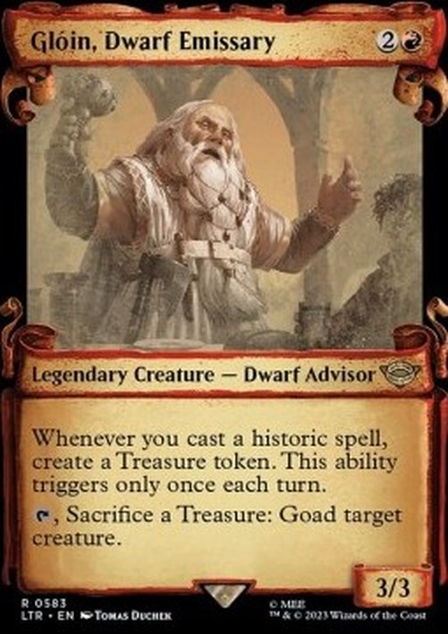Magic: The Gathering Glóin, Dwarf Emissary (V.1)