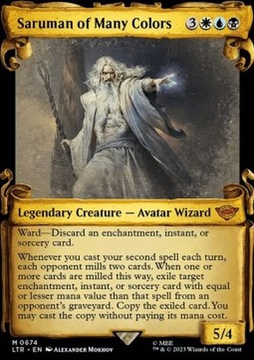 Magic: The Gathering Saruman of Many Colors (V.1)