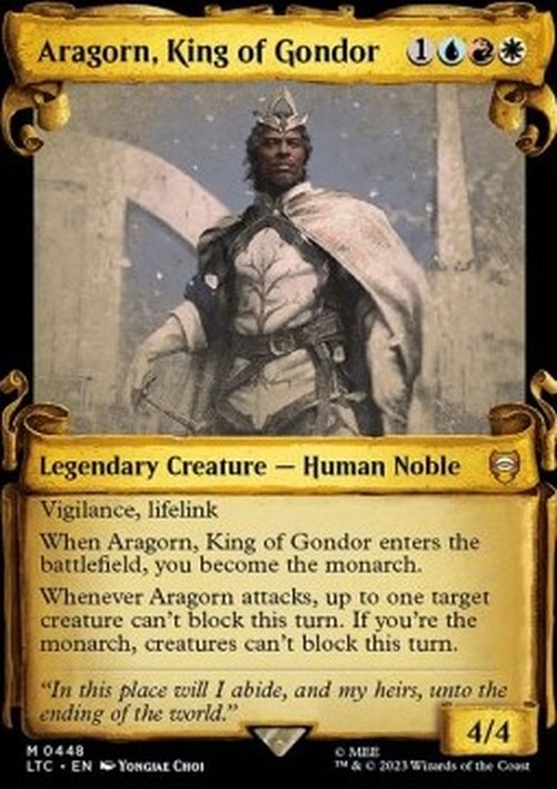 Magic: The Gathering Aragorn, King of Gondor (V.1)