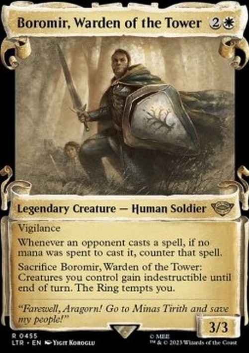 Magic: The Gathering Boromir, Warden of the Tower (V.1)
