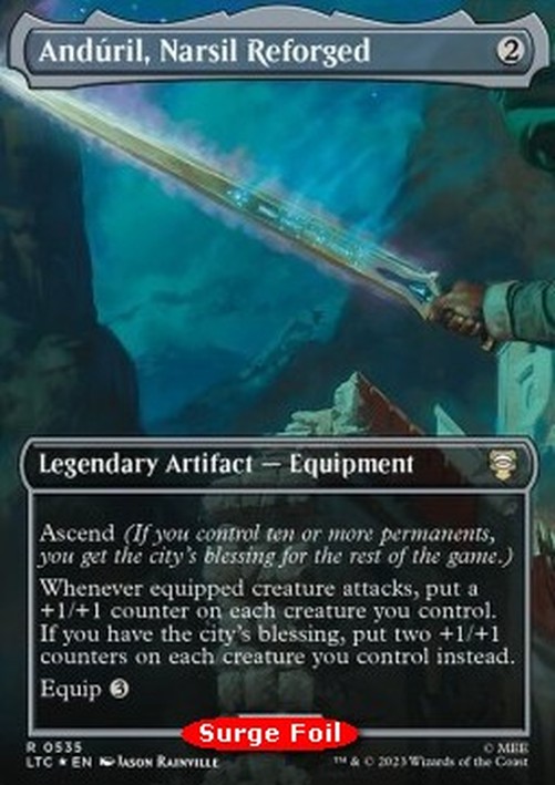 Magic: The Gathering Andúril, Narsil Reforged (V.2)
