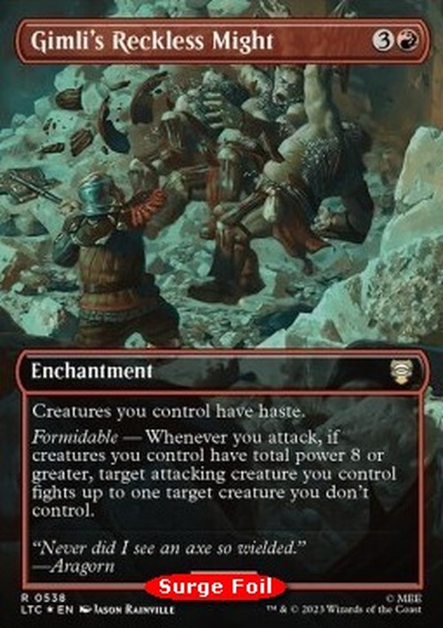 Magic: The Gathering Gimli's Reckless Might (V.2)