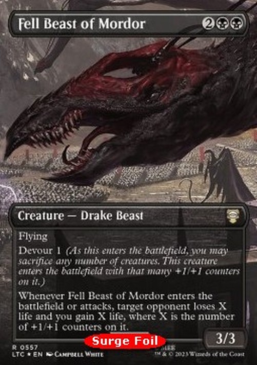 Magic: The Gathering Fell Beast of Mordor (V.2)