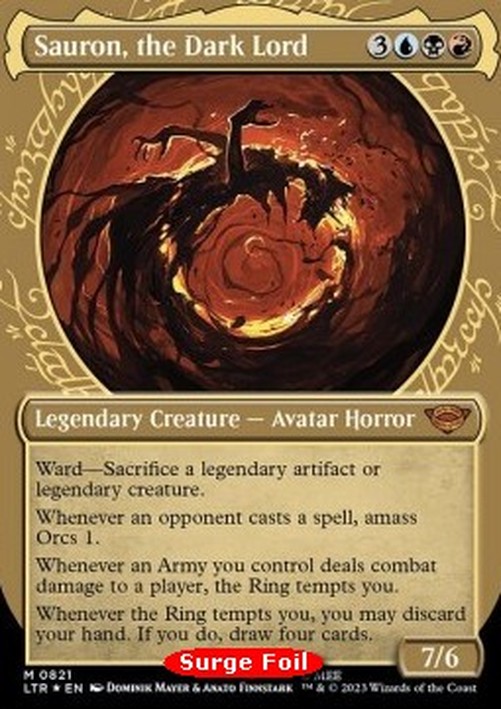 Magic: The Gathering Sauron, the Dark Lord (V.4)
