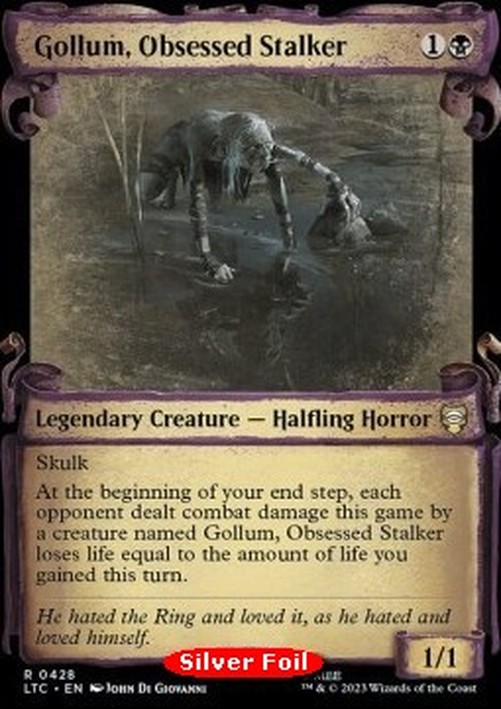 Magic: The Gathering Gollum, Obsessed Stalker (V.2)