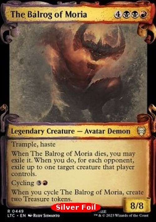 Magic: The Gathering The Balrog of Moria (V.2)